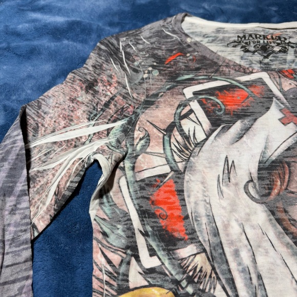 Vintage Y2K Grunge Graphic Long Sleeve - Picture 6 of 7